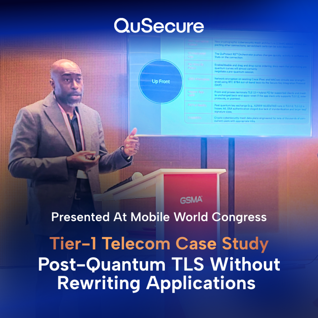 QuSecure Demonstrates Tier-1 Telecom Path to Post Quantum TLS Without Rewriting Legacy Applications