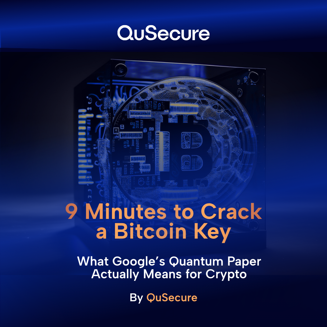 Google Quantum AI research on quantum computers breaking Bitcoin in 9 minutes.