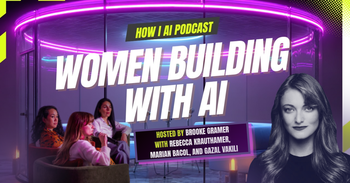 Rebecca Krauthamer featured on a How I AI episode titled Women Building With AI, discussing how AI and quantum computing are reshaping cybersecurity risks at Venture Week Miami.